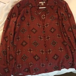 Amuse Society button down blouse